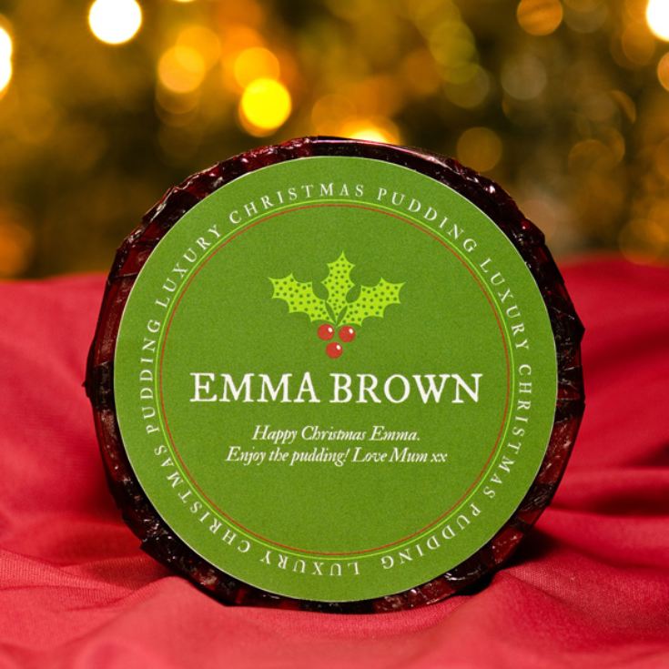 Personalised Christmas Pudding product image