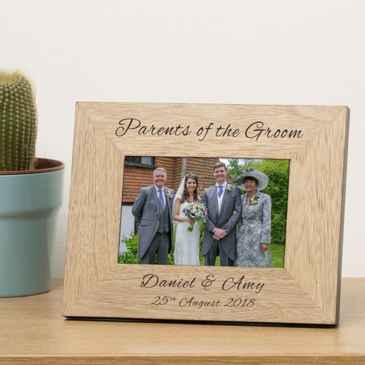Personalised Mother Of The Bride Wooden Photo Frame product image