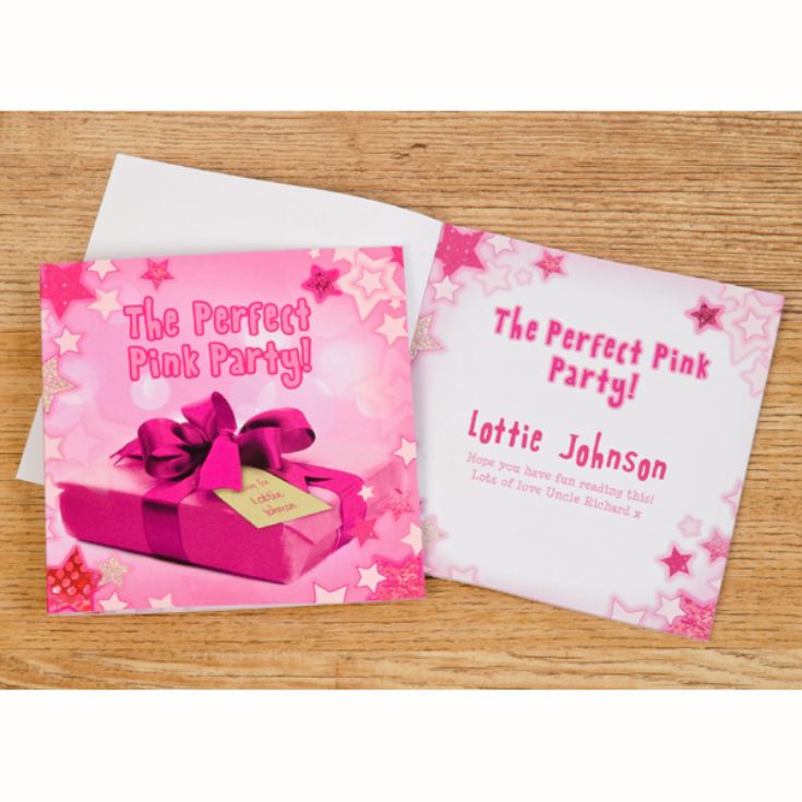 Personalised Children's Book - The Perfect Pink Party product image