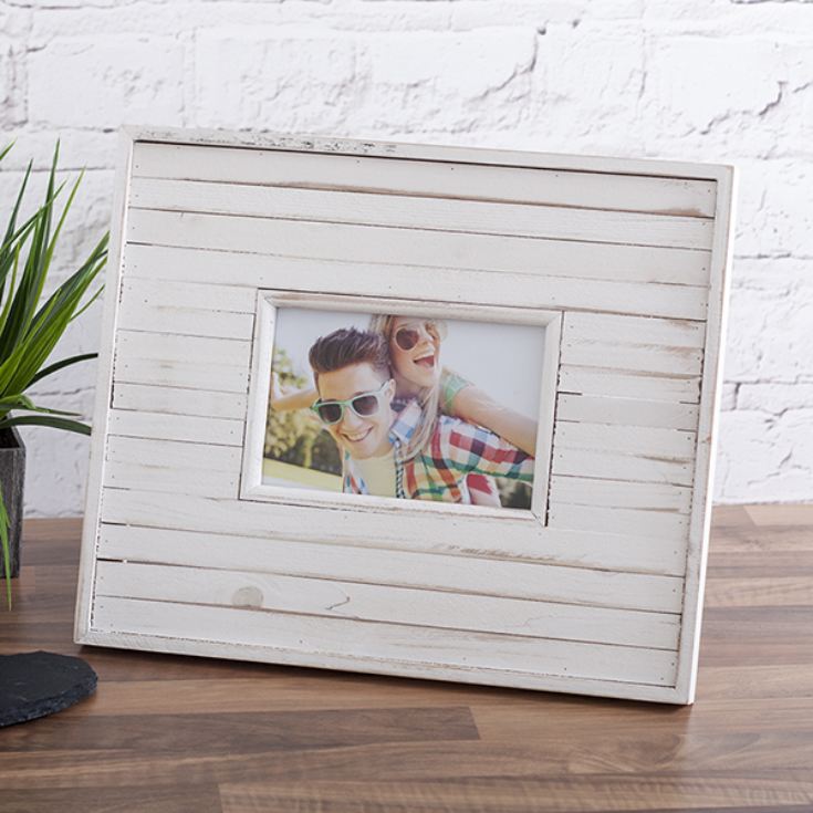 Playa 4 x 6 White Wood Photo Frame product image