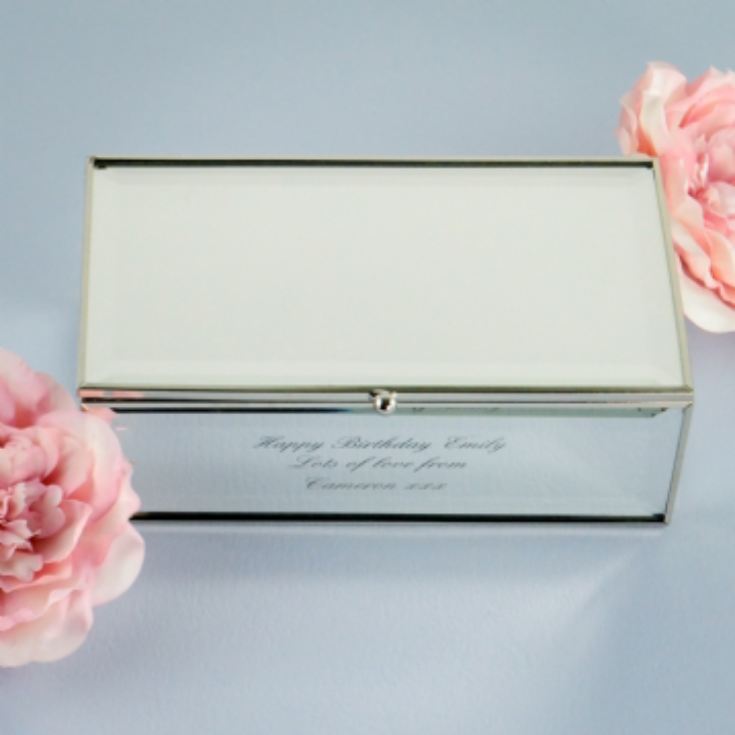 Personalised Mirrored Jewellery Box product image