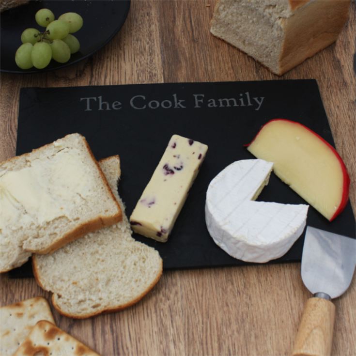 Personalised Rectangle Slate Cheese Board product image