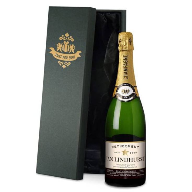 Personalised Retirement Champagne product image