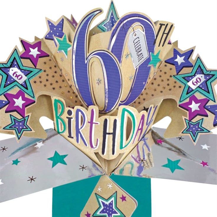 60th Birthday Pop Up Card product image