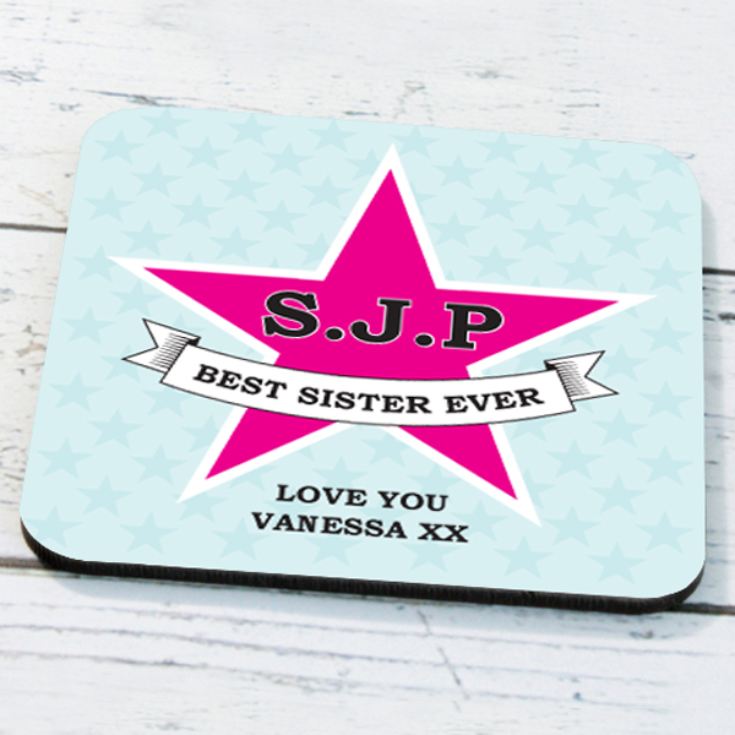 Personalised Star Design Coaster product image