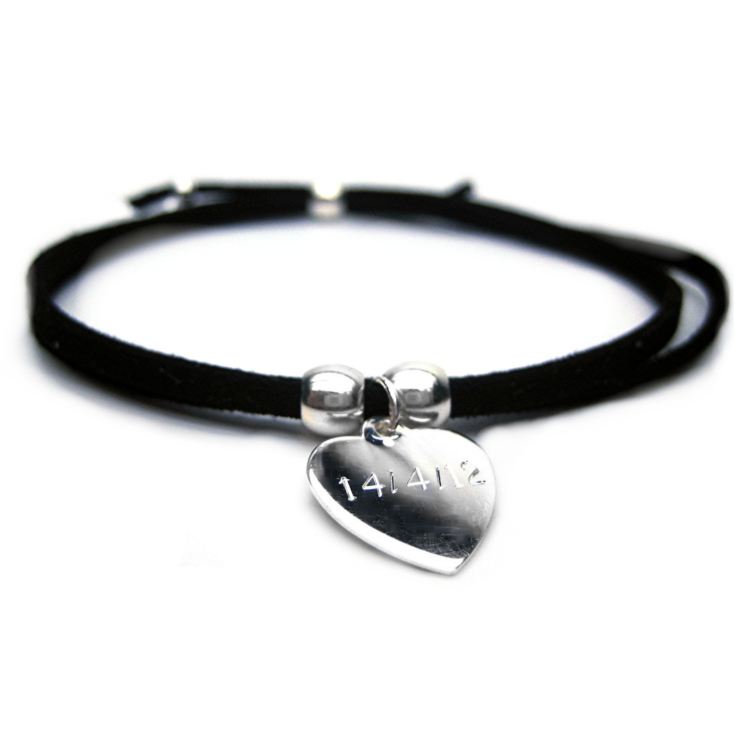 Suede Engraved Bracelet - More Colours Available product image