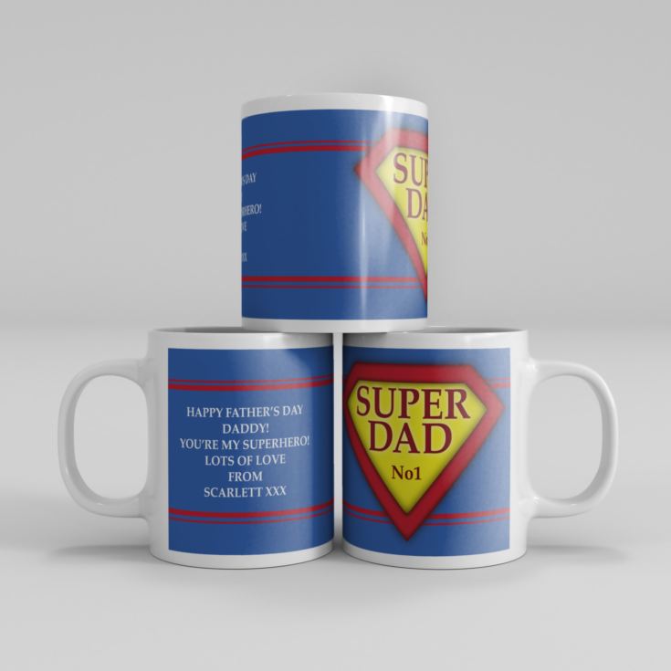Super Dad Personalised Mug product image