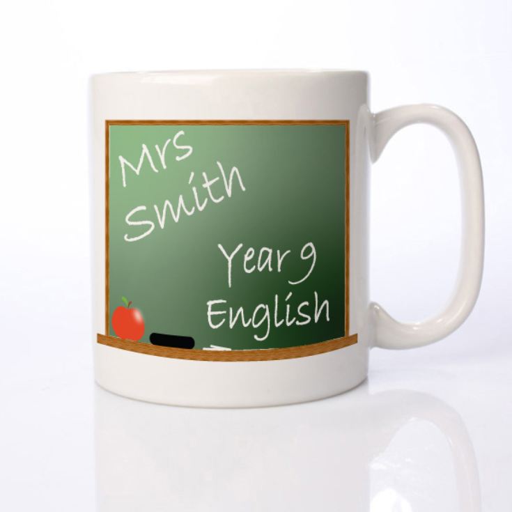 Personalised Teacher Mug - Chalkboard Design product image