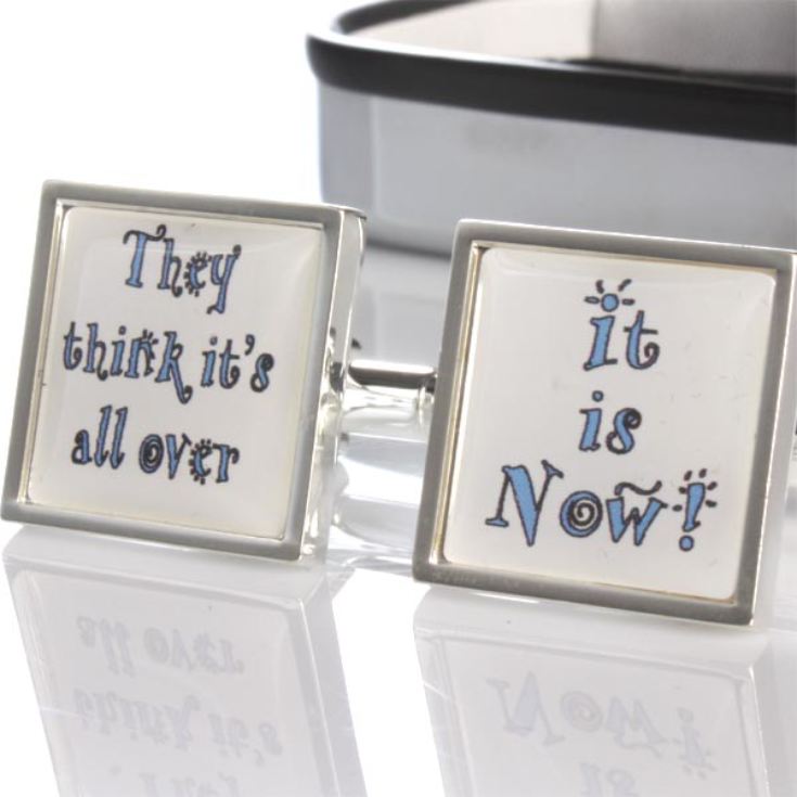 They Think Its All Over Cufflinks product image