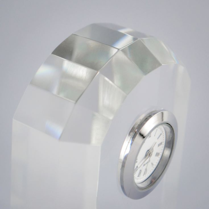 Engraved Third Wedding Anniversary Mantel Clock product image