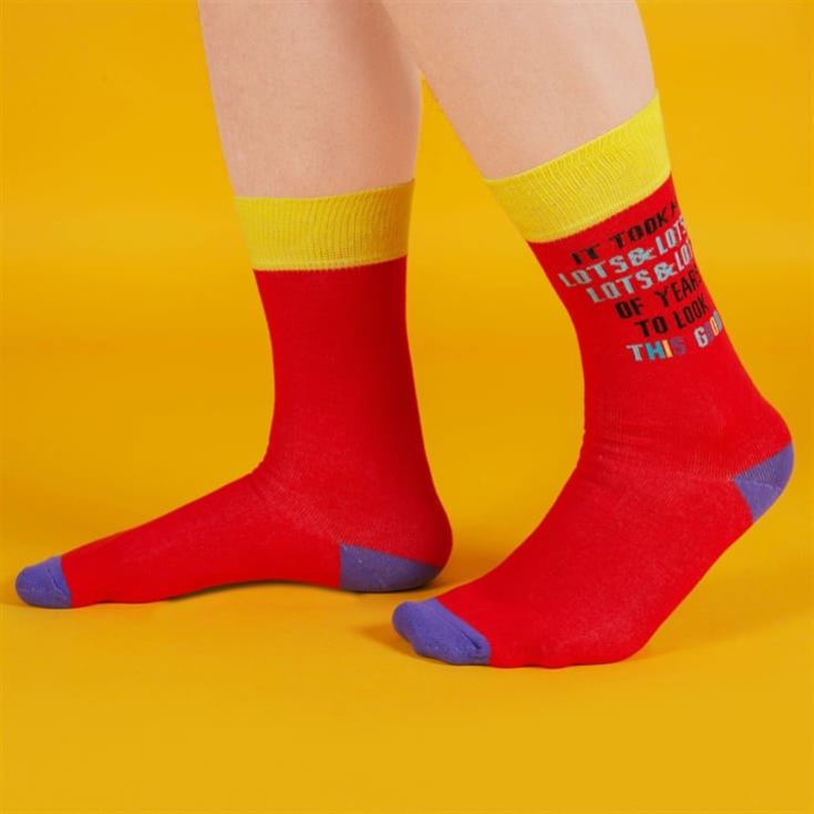 Years to Look This Good Funny Men's Socks product image