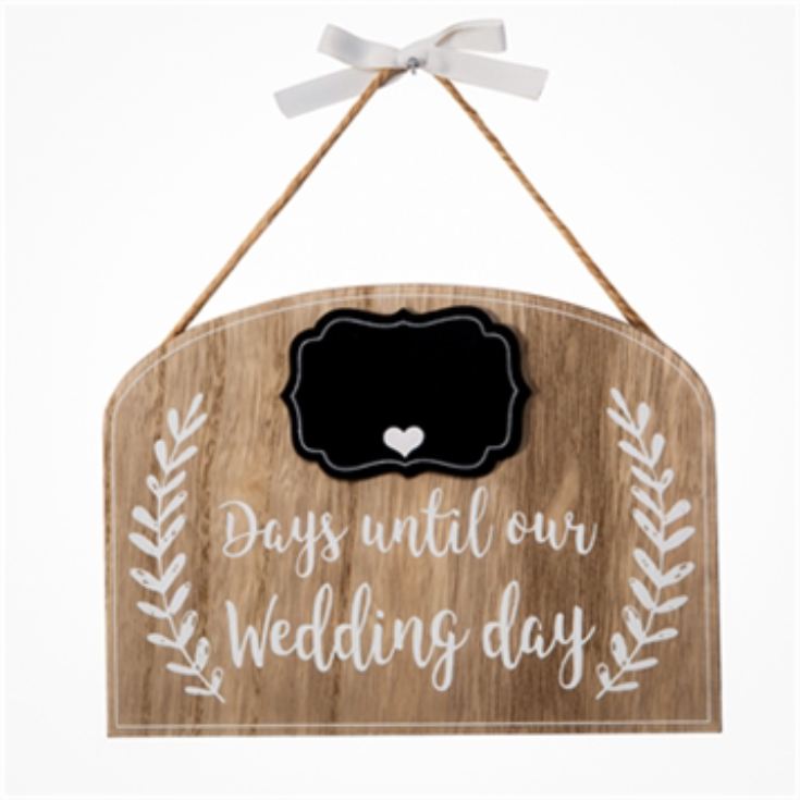 Countdown to our Wedding Plaque product image