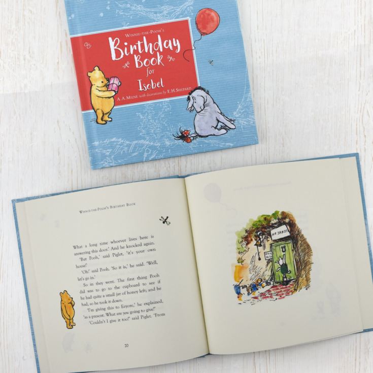 Personalised Winnie-the-Pooh's Birthday Book product image