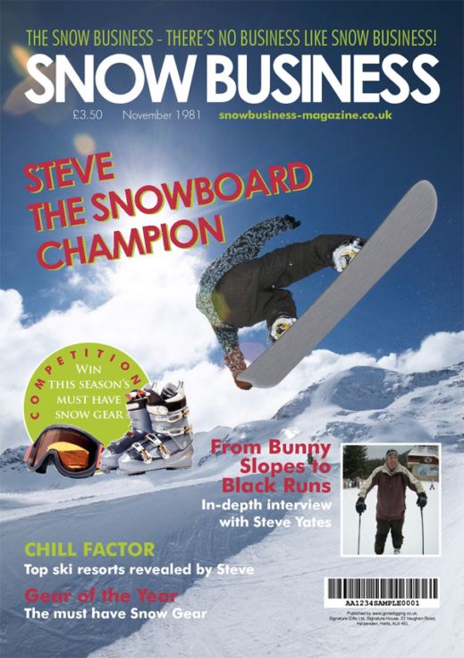 Winter Sports Magazine Spoof product image