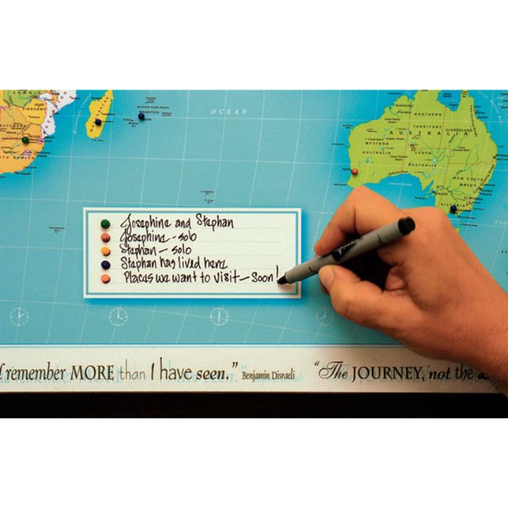 Personalised World Traveller Map product image