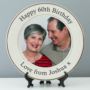 Personalised 60th Birthday Photo Plate - 24.99 Personalised 60th Birthday Photo Plate