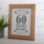 Personalised Diamond Anniversary Print - 24.99 Personalised Diamond Anniversary Print