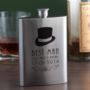 Personalised Best Man Hip Flask - 19.99 Personalised Best Man Hip Flask