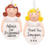 Bridesmaid Personalised Hanging Ornament - 9.99 Bridesmaid Personalised Hanging Ornament