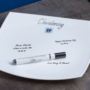 Christening Signature Plate - Blue - 31.50 Christening Signature Plate - Blue