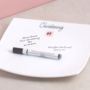 Christening Signature Plate - Pink - 31.50 Christening Signature Plate - Pink