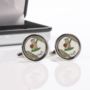 Personalised Cricket Set Cufflinks - 19.99 Personalised Cricket Set Cufflinks