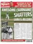 Themed Male Spoof Newspapers Cricket Runs Record Shattered - 11.99 Themed Male Spoof Newspapers Cricket Runs Record Shattered
