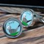Personalised Golf Club and Ball Cufflinks - 17.99 Personalised Golf Club and Ball Cufflinks