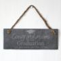 Personalised Graduation Slate Plaque - 12.99 Personalised Graduation Slate Plaque
