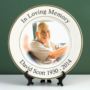 Personalised In Loving Memory Photo Plate - 19.99 Personalised In Loving Memory Photo Plate