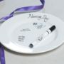 Naming Day Signature Plate - 28.50 Naming Day Signature Plate