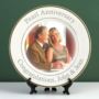 Personalised Pearl Wedding Anniversary Photo Plate - 19.99 Personalised Pearl Wedding Anniversary Photo Plate