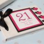 Personalised 21st Birthday Handmade Photo Album - 24.99 Personalised 21st Birthday Handmade Photo Album
