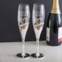 Personalised 30th Anniversary Amore 3D Lettering Champagne Flutes - 39.99 Personalised 30th Anniversary Amore 3D Lettering Champagne Flutes