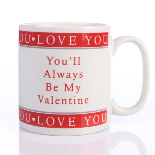 Personalised Always My Valentine Mug - 9.99 Personalised Always My Valentine Mug