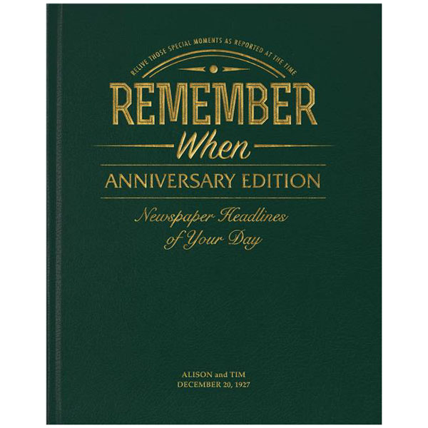 Diamond Anniversary Year Book - Personalised Mirror