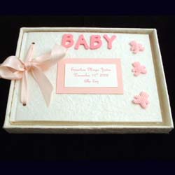 Personalised Baby Album Girl