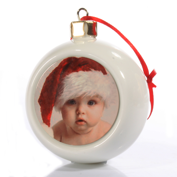 Personalised Photo Christmas Bauble - 14.99 Personalised Photo Christmas Bauble