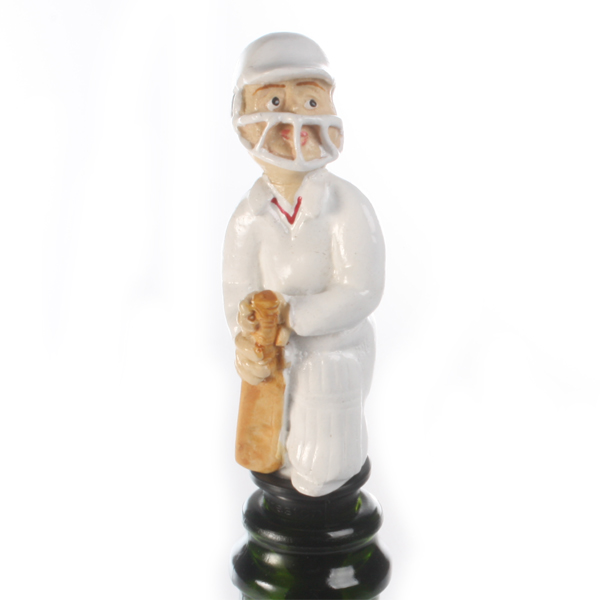 Batsman Cricket Bottle Stopper