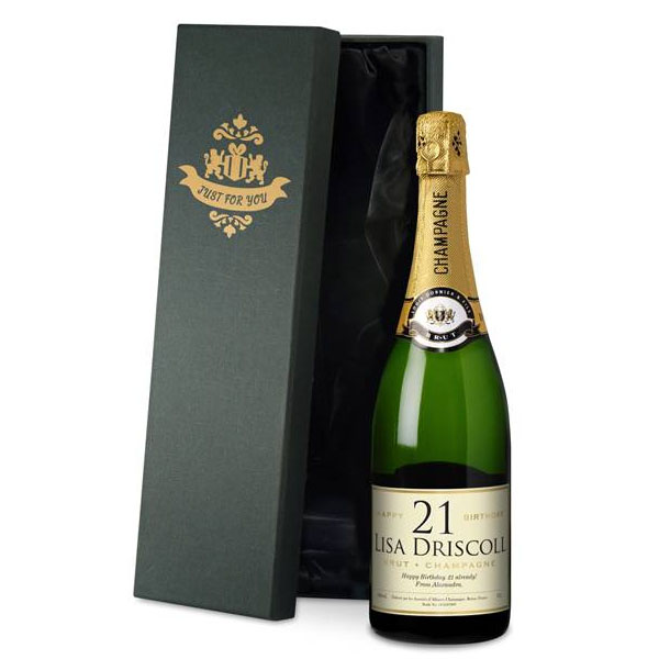Personalised Birthday Champagne Luxury Gift Box