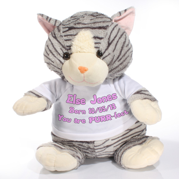 Extra Large Personalised Cat Soft Toy
