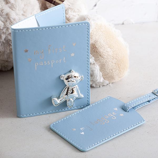 My First Passport And Luggage Tag Set Blue