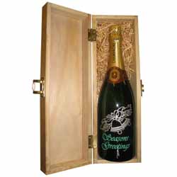 Personalised Christmas Champagne