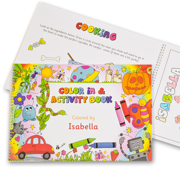 Personalised Colouring Book A3 Colouring Book