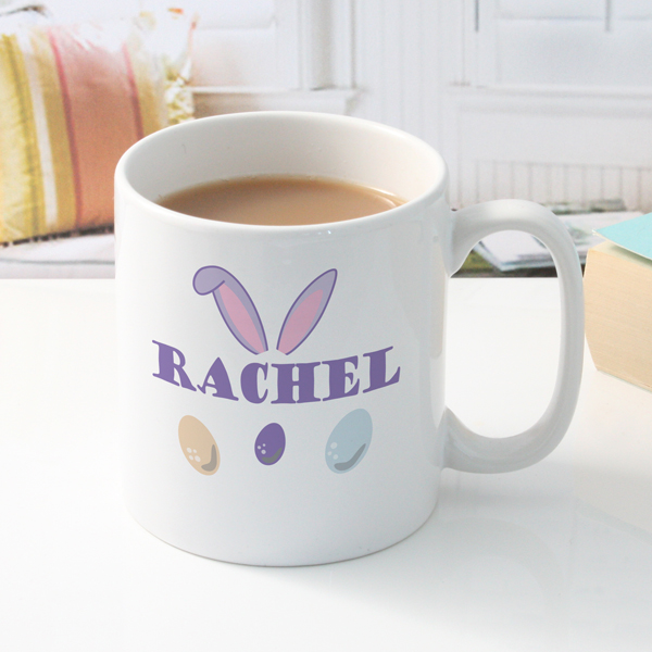 Personalised Easter Bunny Ears Mug - 9.99 Personalised Easter Bunny Ears Mug