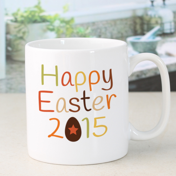 Happy Easter Personalised Mug - 9.99 Happy Easter Personalised Mug