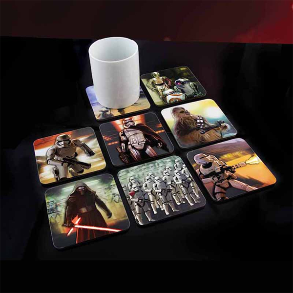 Star Wars Episode VII 3D Coasters