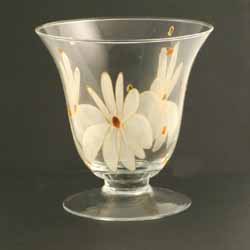 Fluted Candle Holder Classic Daisy