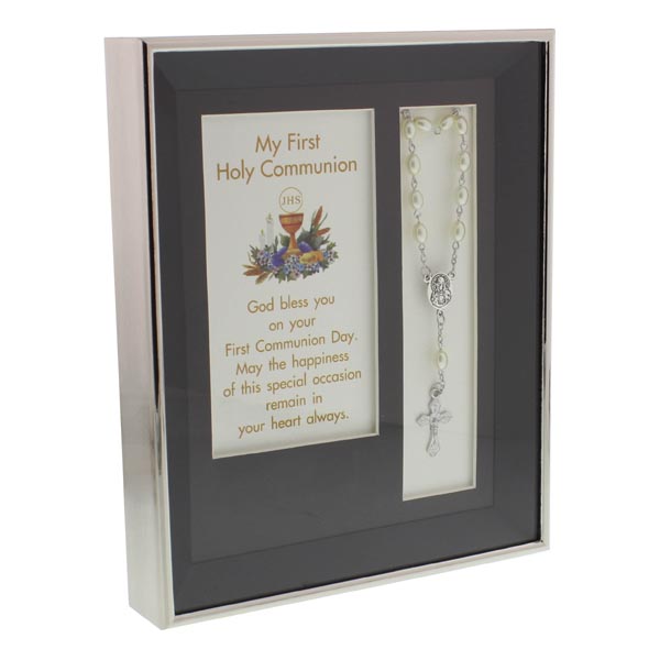 My First Holy Communion Plaque and Verse With Rosary Bead Br - 22.99 My First Holy Communion Plaque and Verse With Rosary Bead Br