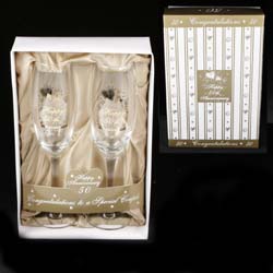 Happy 50th Anniversary Glasses
